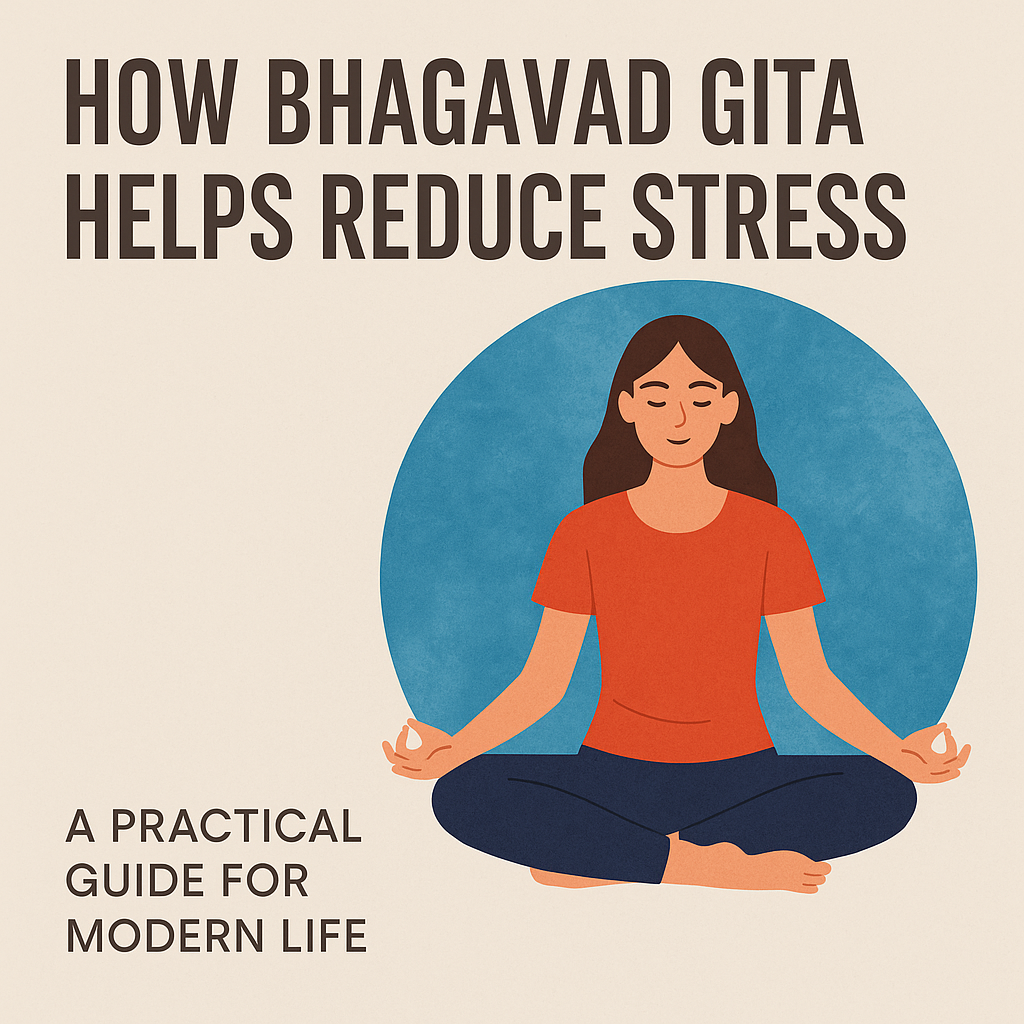 How Bhagavad Gita Helps Reduce Stress: A Practical Guide for Modern Life (Backed by Psychology & Ancient Wisdom)