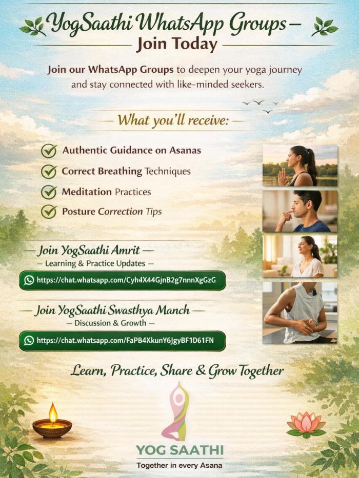 Join YogSaathi WhatsApp Groups